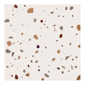 PVC Adhesif Terrazzo Autoadhesif Carrelage Cuisine Sol Autocollant Salle du Bain Marbre Impermeable Vinyle Chambre 30x30cm Beige