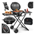 Couvercle pied grills electriques d'exterieur puissant