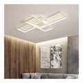Luminaire Noir et Blanc a silhouette graphique de type plafonnier 80W