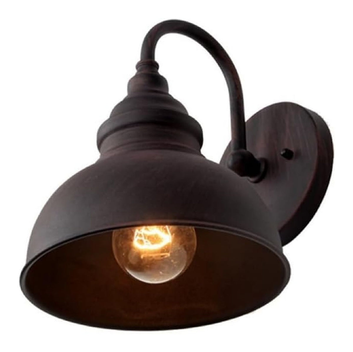 Applique murale Ambre et Cuivre aux lignes epurees avec eclairage confortable 60 W E27