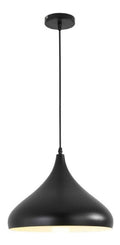 Suspension decoratif Noir et Blanc avec diffusion lumineuse harmonieuse E27 PJ-4575