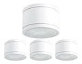 Spot de plafond Blanc et Ambre au style moderne avec conception fonctionnelle IP44
