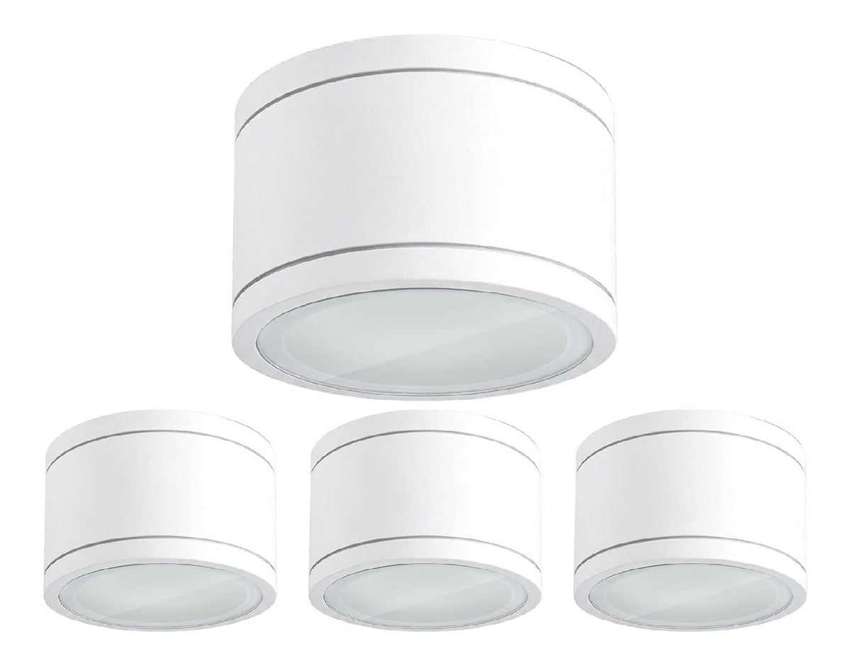 Spot de plafond Blanc et Ambre au style moderne avec conception fonctionnelle IP44