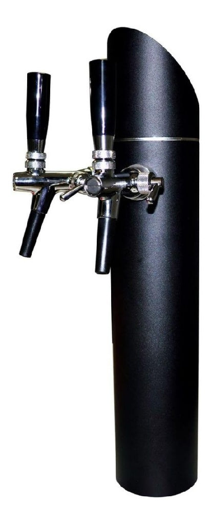 Colonne ichzapfe a boisson brassee Modele Black Tower 2 Lignes