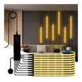 Eclairage Noir et Blanc contemporain en version luminaire 3000 K