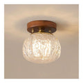 Luminaire Dore et Vert a silhouette graphique de type plafonnier E27