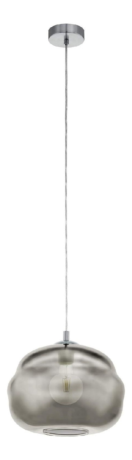 Suspension decoratif Noir et Transparent avec diffusion lumineuse harmonieuse 60 W E27