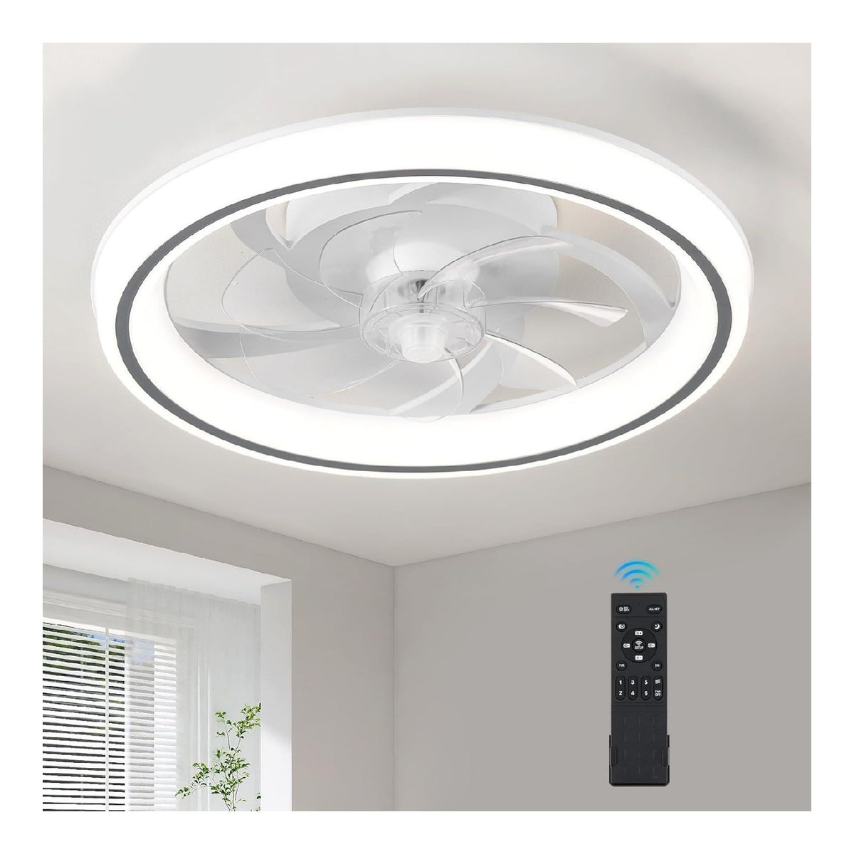 Solution lumineuse Blanc et Ambre au dessin sobre en format luminaire 50W 3000 K