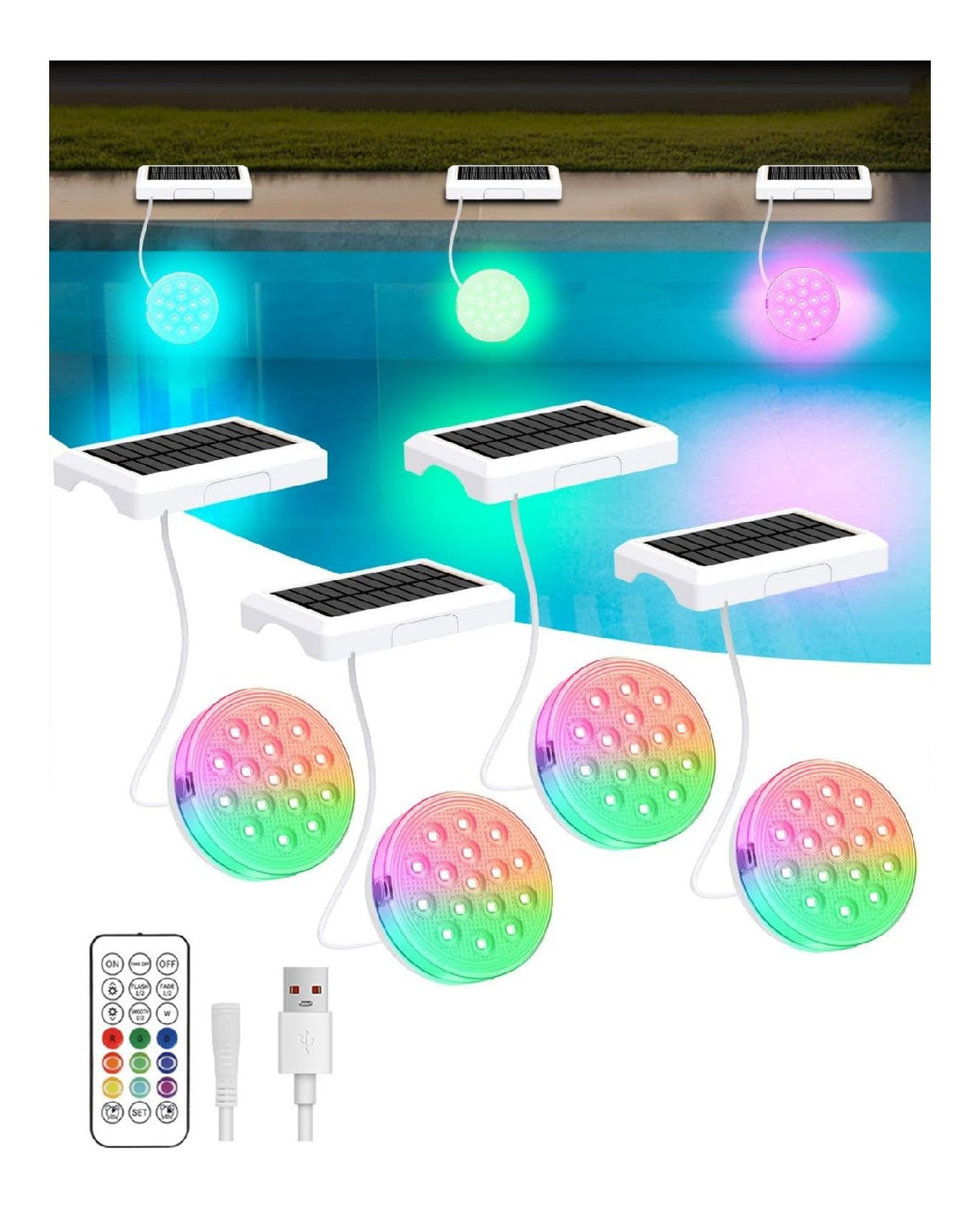 Luminaire Transparent a presence elegante et lumiere agreable IP68