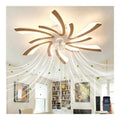 Luminaire Noir et Blanc a silhouette graphique de type plafonnier 60 W