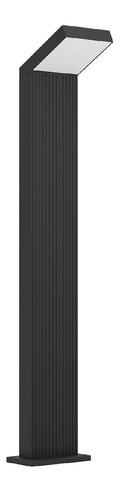 Luminaire Noir et Blanc a silhouette graphique de type lampadaire IP65