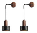 Applique murale Noir et Ambre a presence elegante et lumiere agreable E27