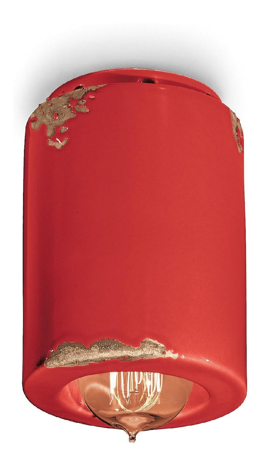 Plafonnier decoratif Rouge avec diffusion lumineuse harmonieuse IP20 E14