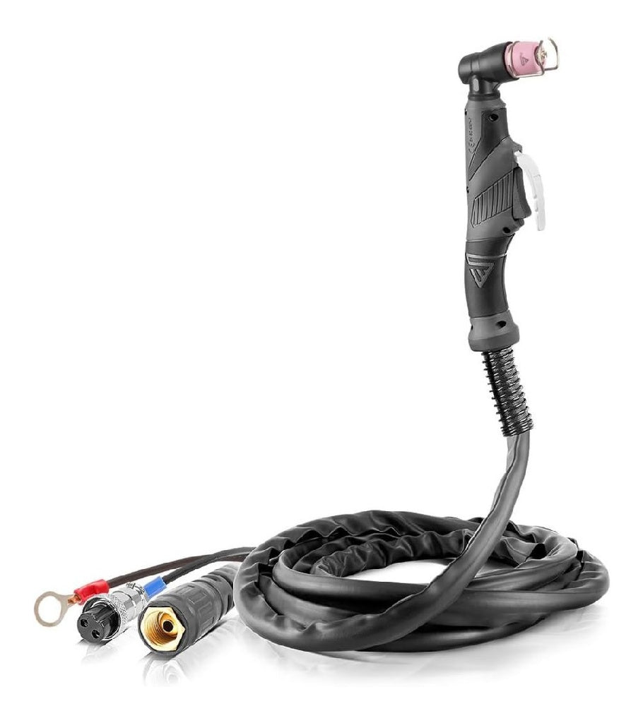 plasma STAHLWERK Bruleur P60 avec tuyau du 5 m jusqu'a 70 A refroidi par air Pour CUT 40 P/CUT 50 P/CUT 60 P Bruleur de coupe plasma Forme ergonomique Modele stable