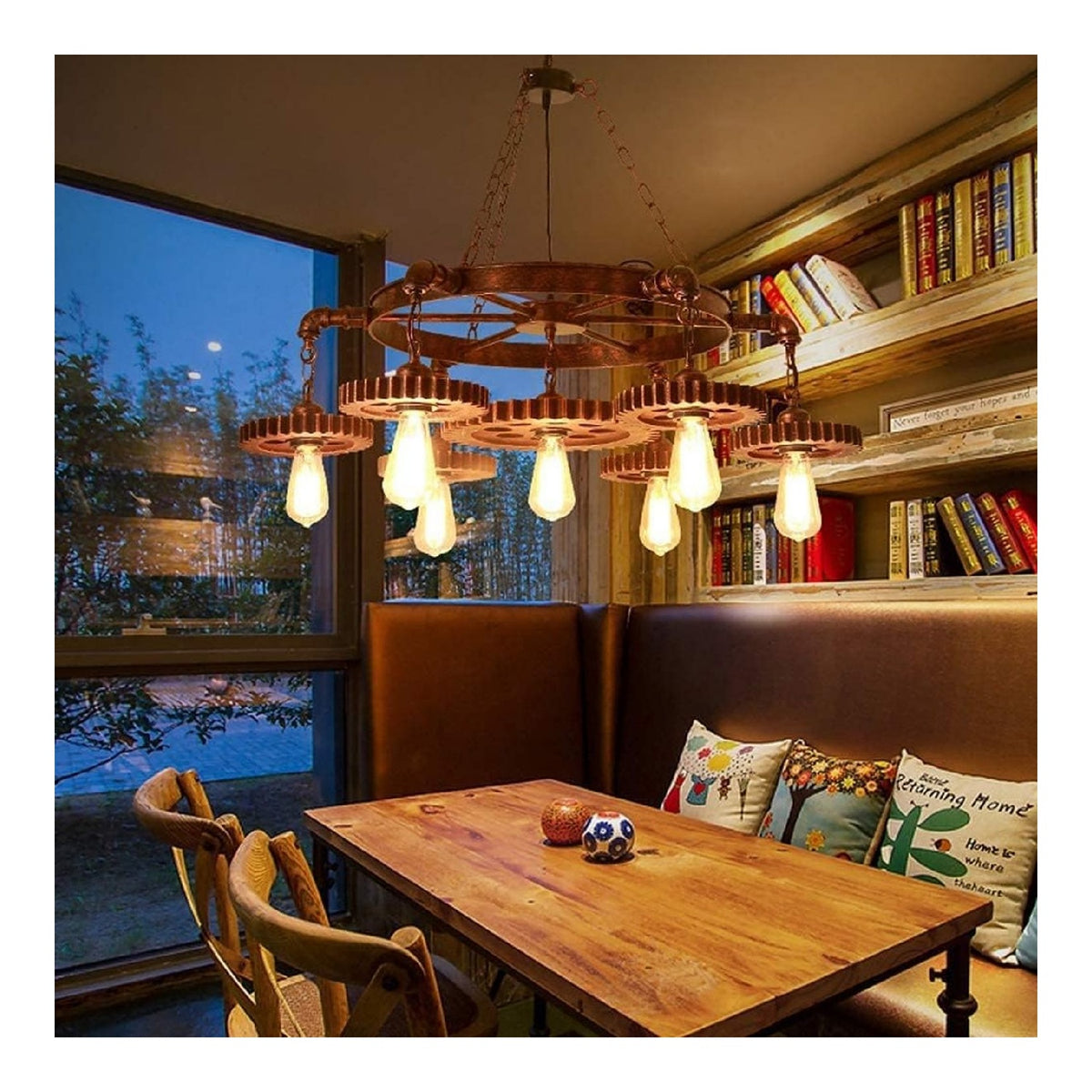 Solution lumineuse Ambre au dessin sobre en format suspension E27 W9-9514