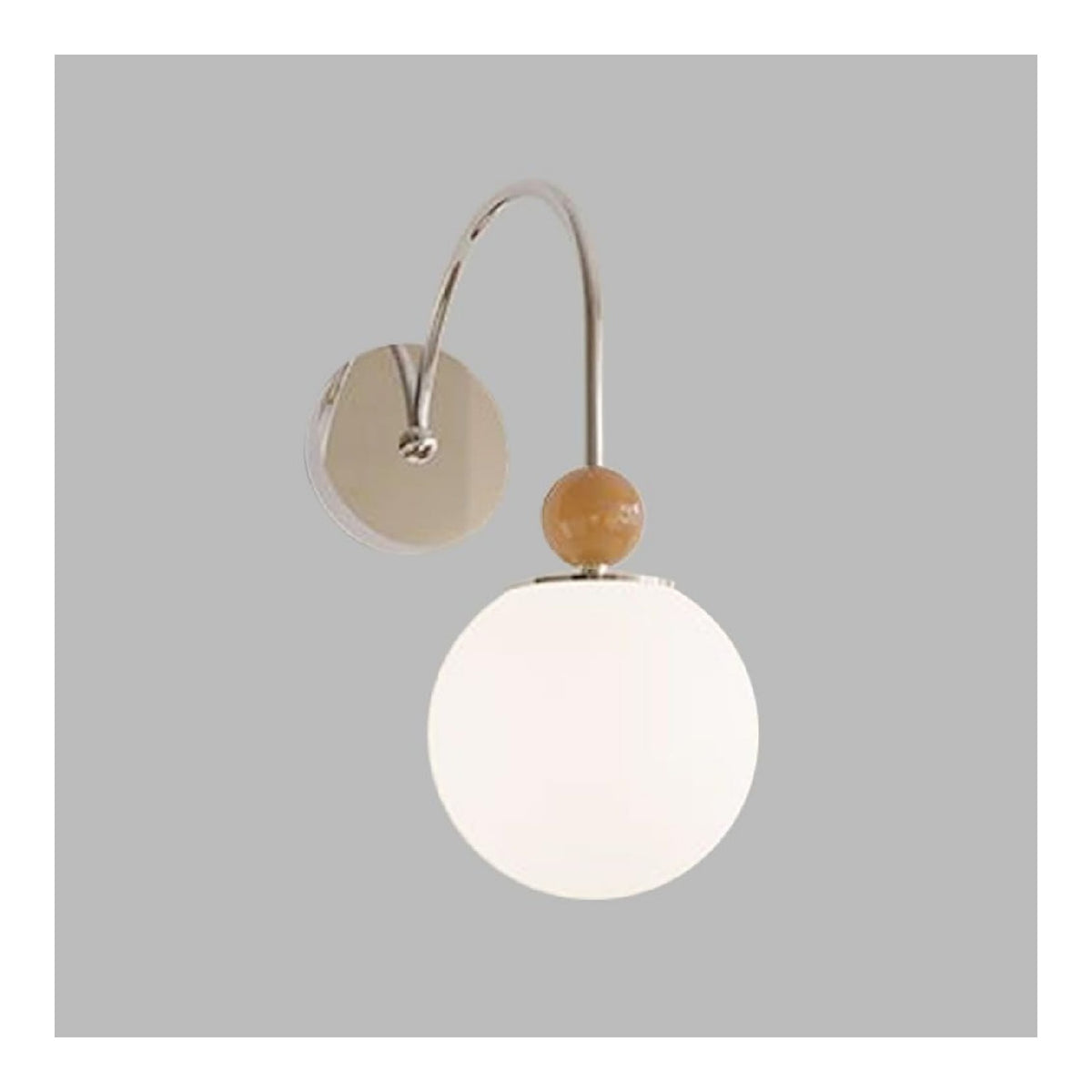 Applique murale Blanc et Ambre au style moderne avec conception fonctionnelle 40 W E27