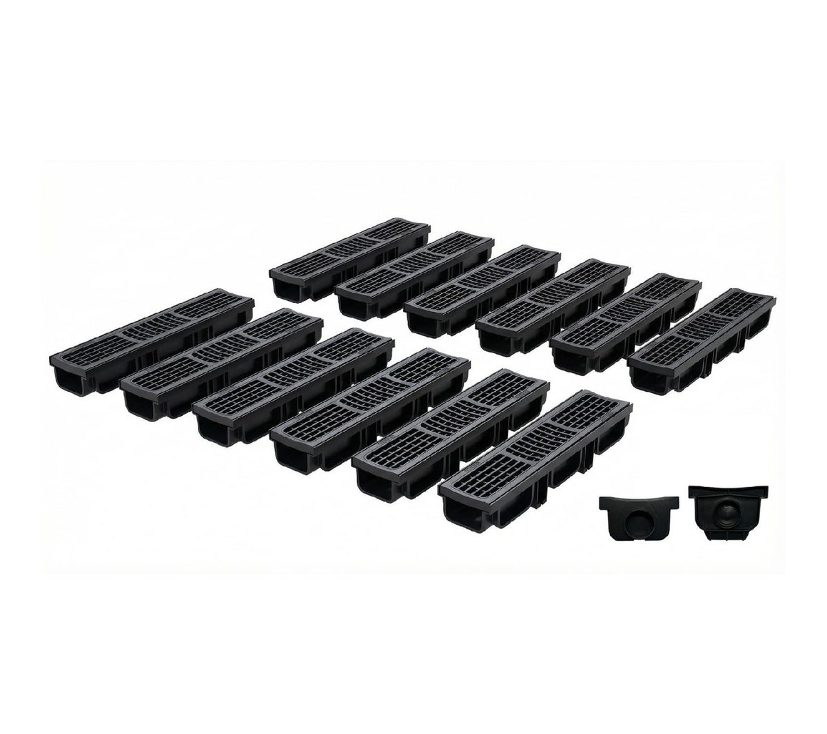 Systemes de drainage pour caniveau grille