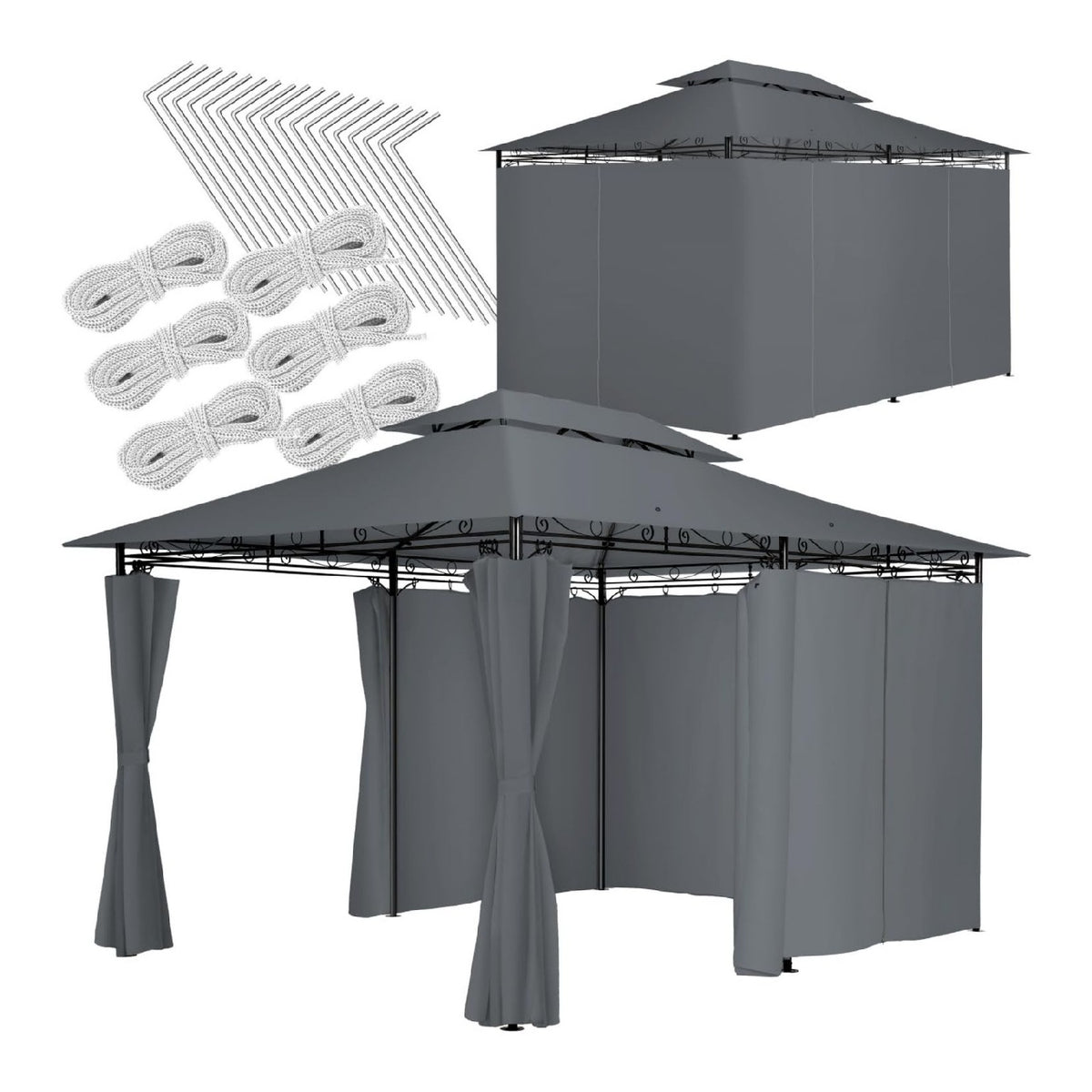 Epoxy tonnelle reception exterieur
