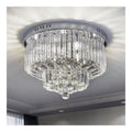 Solution lumineuse Ambre et Transparent au dessin sobre en format suspension