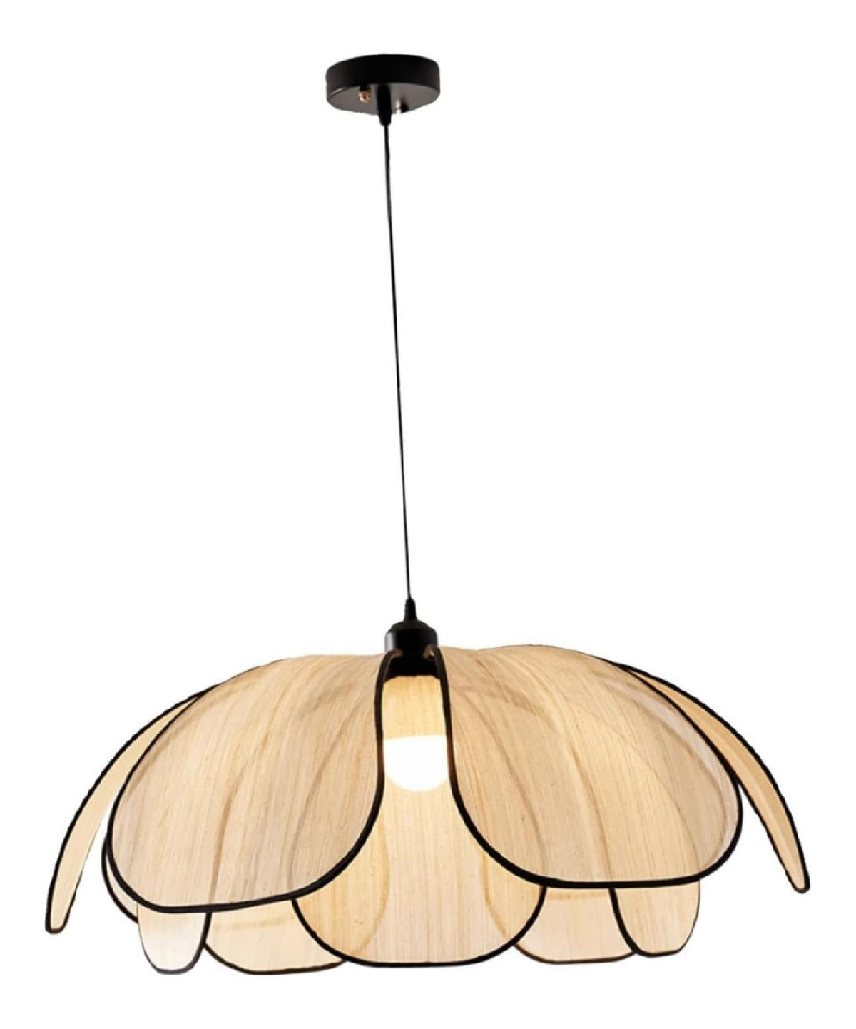 Suspension Ambre a presence elegante et lumiere agreable E27 CP-8110
