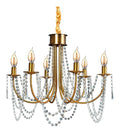 Eclairage Dore et Ambre contemporain en version suspension E14