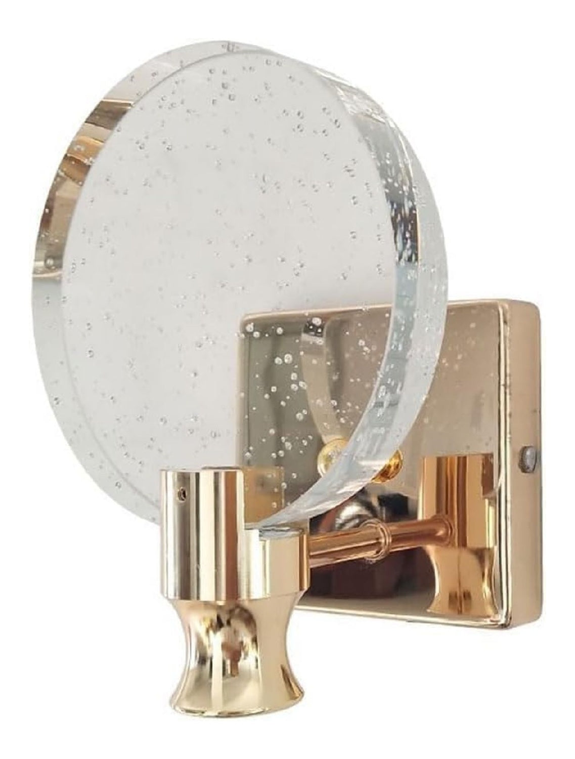 Applique murale Blanc et Dore a presence elegante et lumiere agreable GB-9089