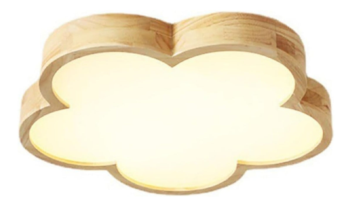 Plafonnier decoratif Blanc et Ambre avec diffusion lumineuse harmonieuse 3000K
