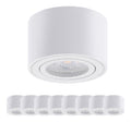 Solution lumineuse Blanc au dessin sobre en format spot de plafond 8 W 4000 K