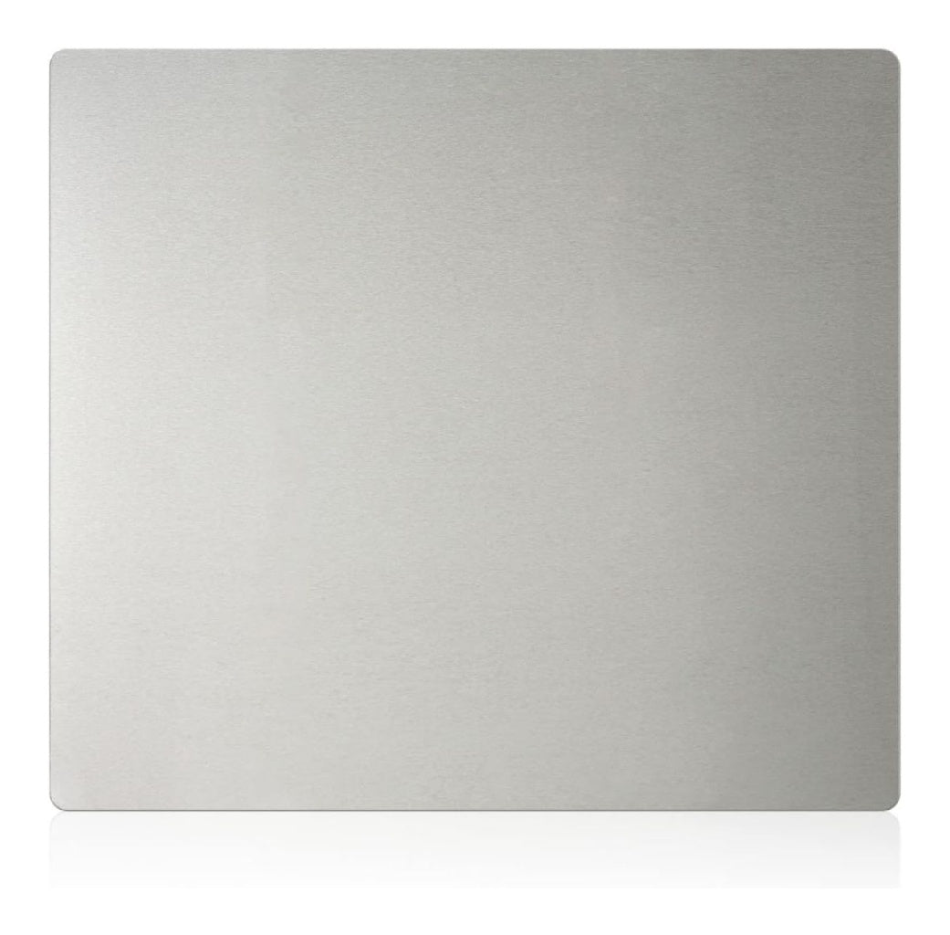 Credence WENKO Maximex en Acier INOX ProtegePlaque pour plaques de Cuisson vitroceramiques et Induction Planche a decouper Acier Inoxydable 56 x 47 cm Mat