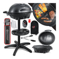 Pied couvercle pour grills electriques d'exterieur de jardin