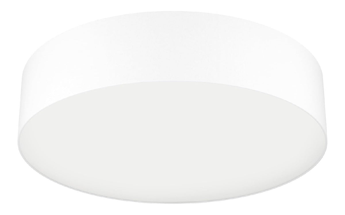 Solution lumineuse Blanc et Bleu au dessin sobre en format plafonnier