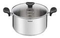 Faitout Acier Primary Inoxydable 24 cm 5 L Casserole inox induction destine a mijoter ainsi que cuisiner destine a 4 a 6 personnes Base diffuseur du chaleur Graduations precises