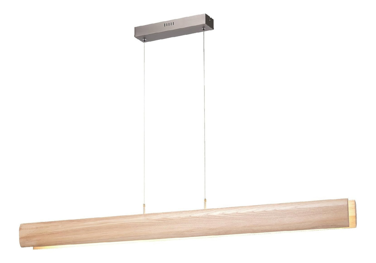 Luminaire Vert a silhouette graphique de type suspension