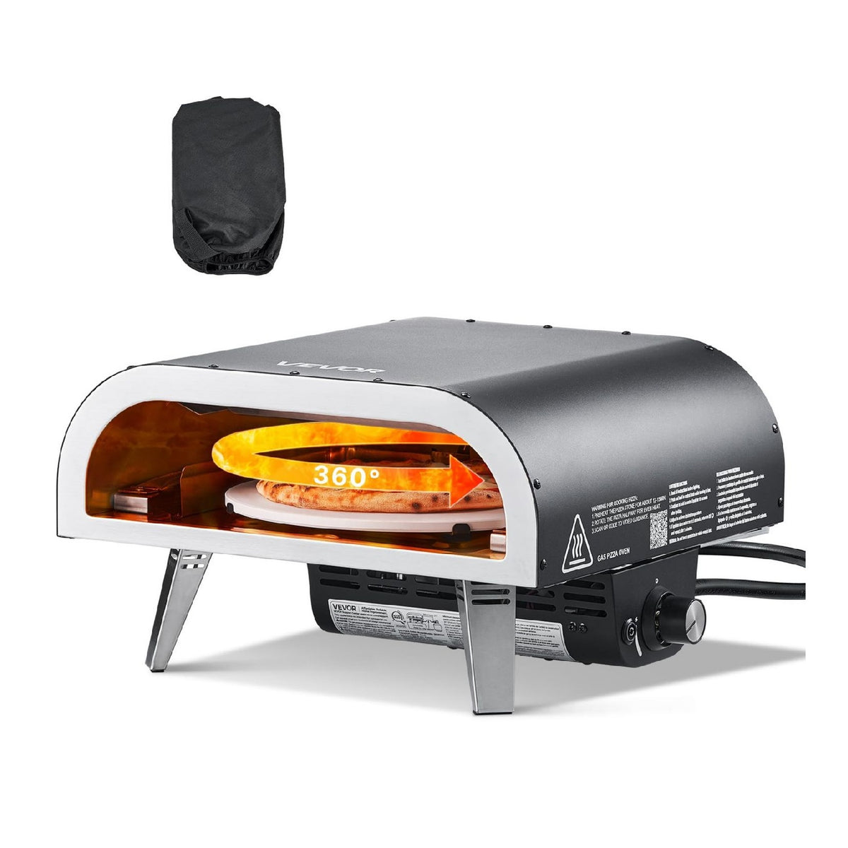 Fours a pizza d'exterieur pour d'exterieur rotation