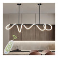 Suspension decoratif Noir et Rouge avec diffusion lumineuse harmonieuse 41W 3000K