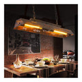 Eclairage Noir contemporain en version suspension 6D-7234