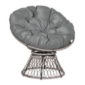 Rond gris sieges suspendu de jardin