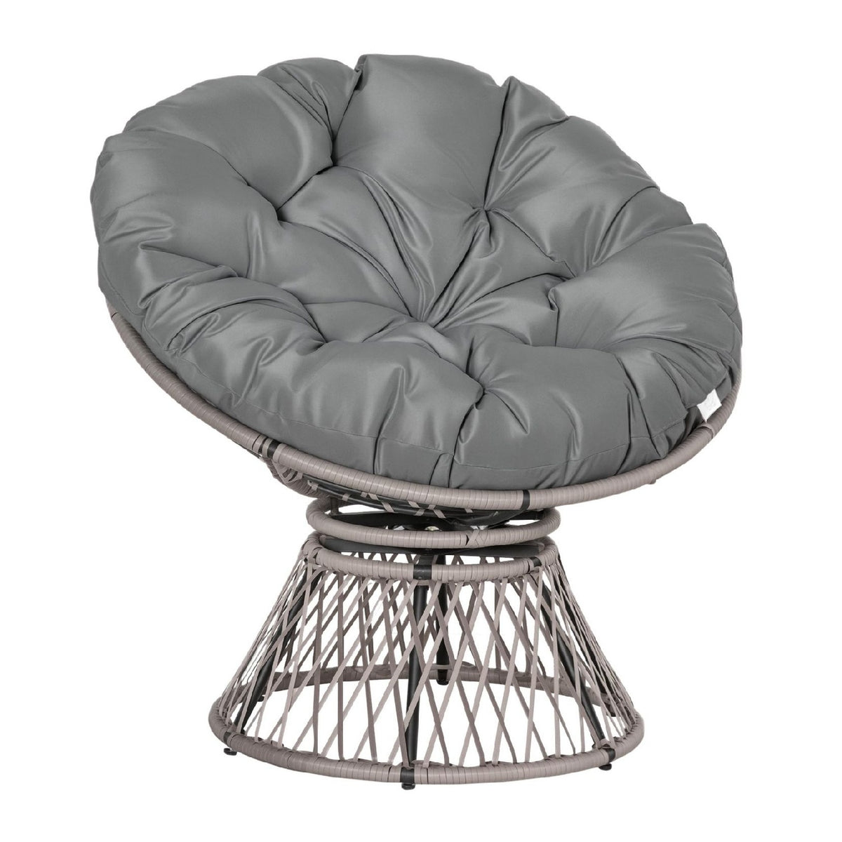 Rond gris sieges suspendu de jardin
