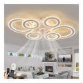 Solution lumineuse Noir et Blanc au dessin sobre en format lustre 3000K