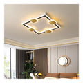 Lustre Ambre et Rouge aux lignes epurees avec eclairage confortable 3000K