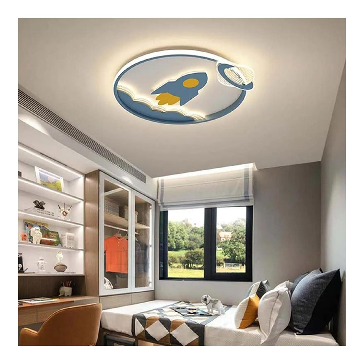 Luminaire Blanc et Ambre au style moderne avec conception fonctionnelle 3000K 8Y-2641