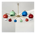 Lustre Ambre et Rouge a presence elegante et lumiere agreable Q6-2020