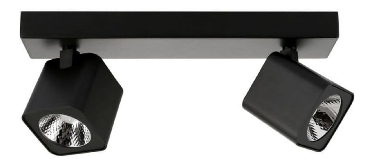 Plafonnier Noir a presence elegante et lumiere agreable 4000K