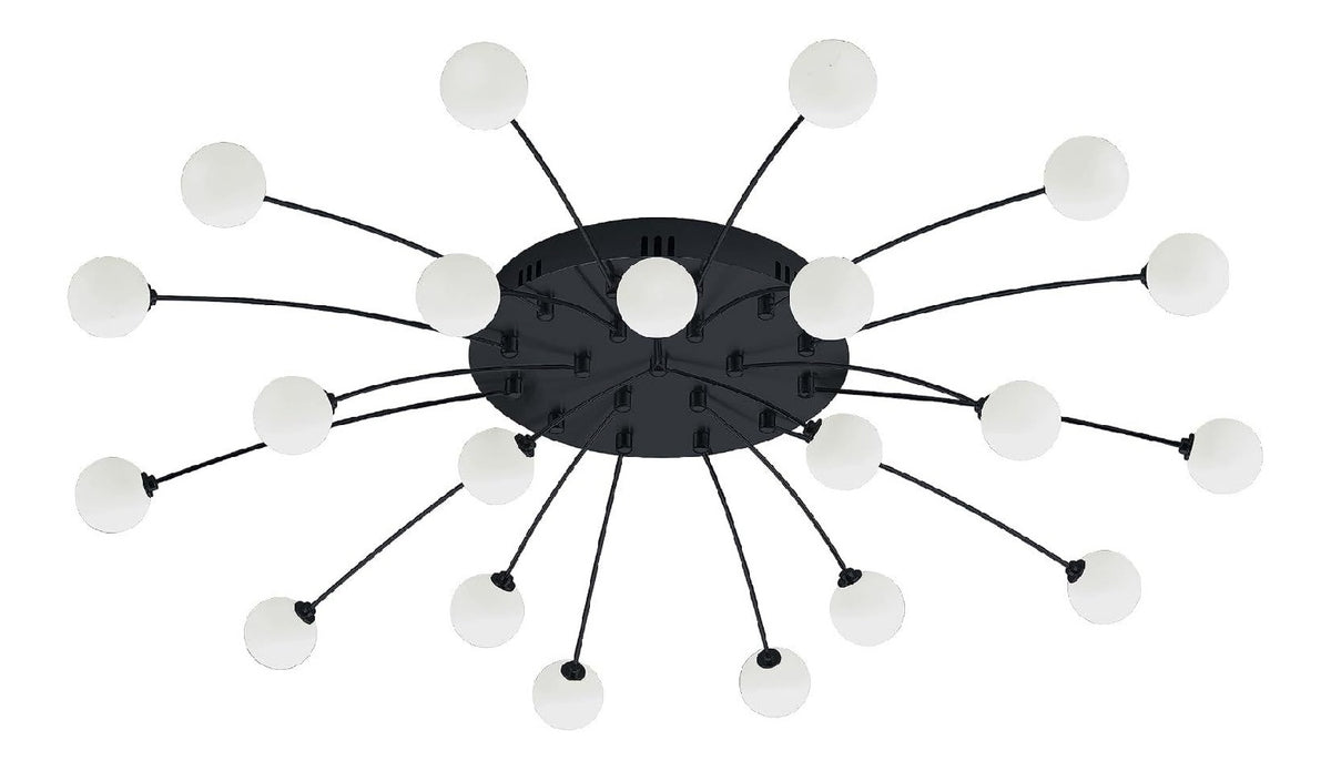 Luminaire Noir et Blanc a silhouette graphique de type plafonnier 1Z-7685