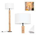 Solution lumineuse Noir et Blanc au dessin sobre en format lampadaire 15 W IP20 E27