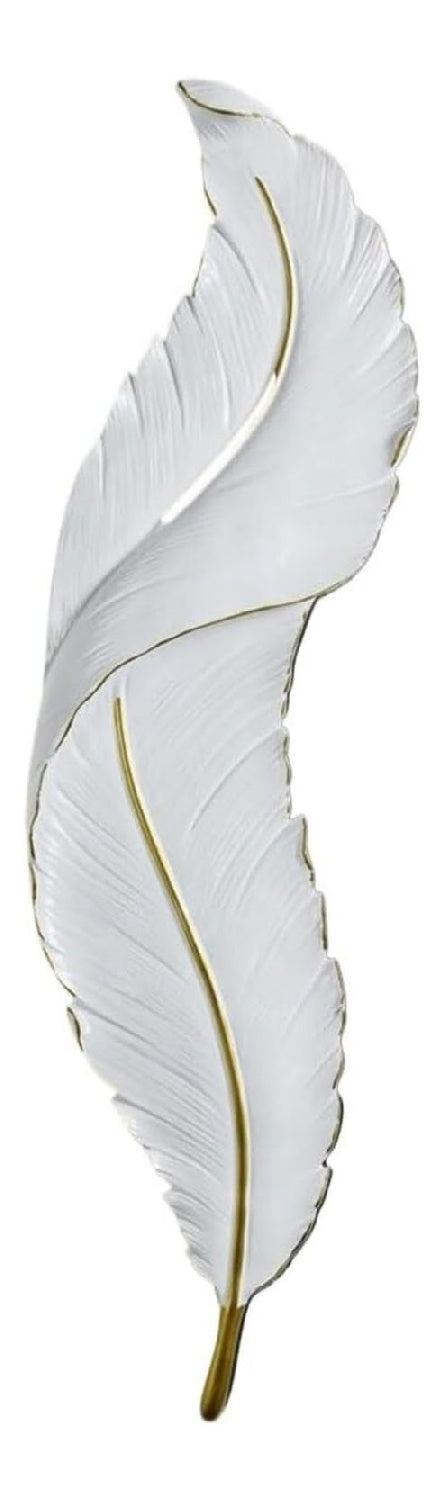 Applique murale decoratif Blanc et Ambre avec diffusion lumineuse harmonieuse 2B-9455