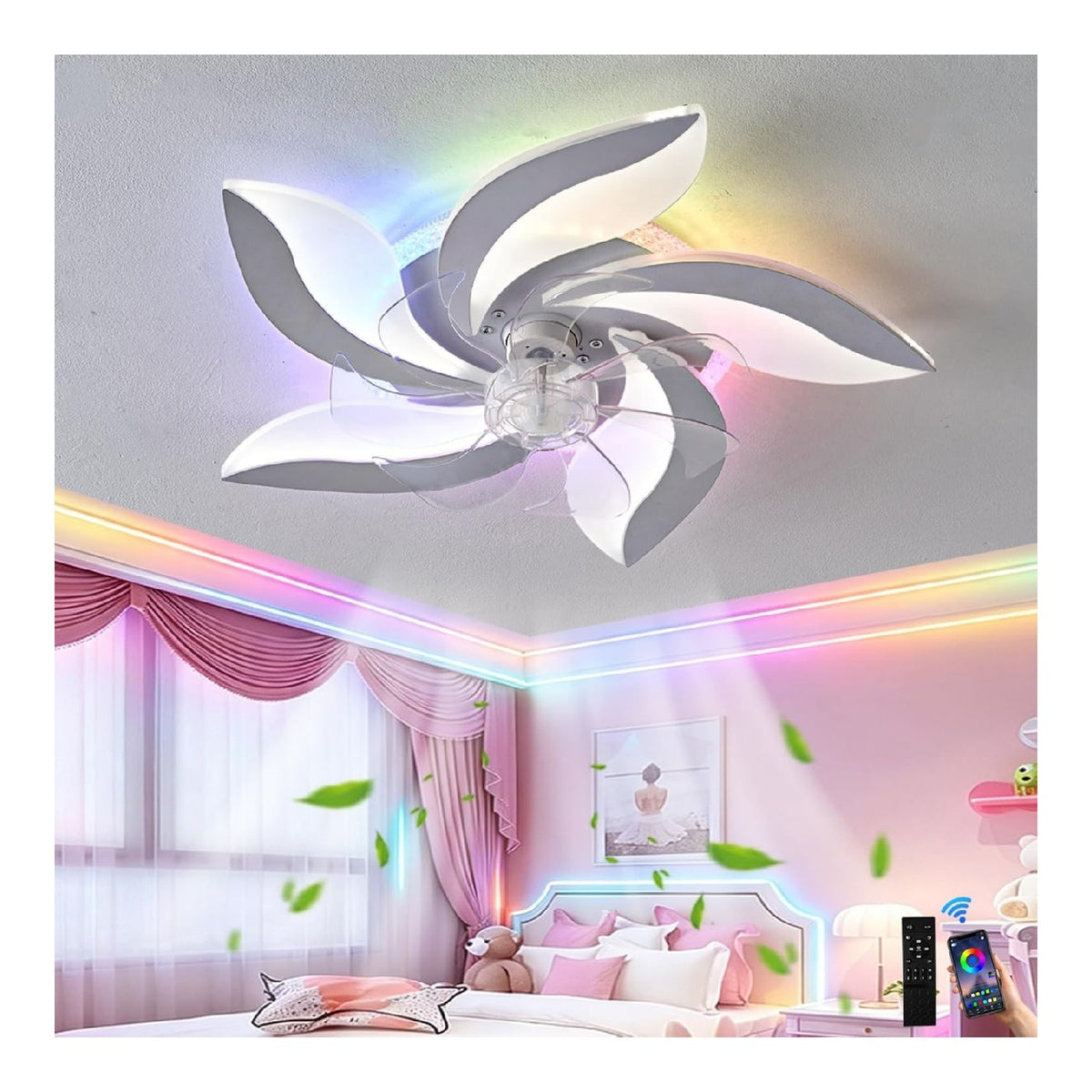 Lustre decoratif Blanc et Ambre avec diffusion lumineuse harmonieuse 36W 3000K