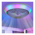 Luminaire Blanc et Ambre a silhouette graphique de type lustre HY-1388