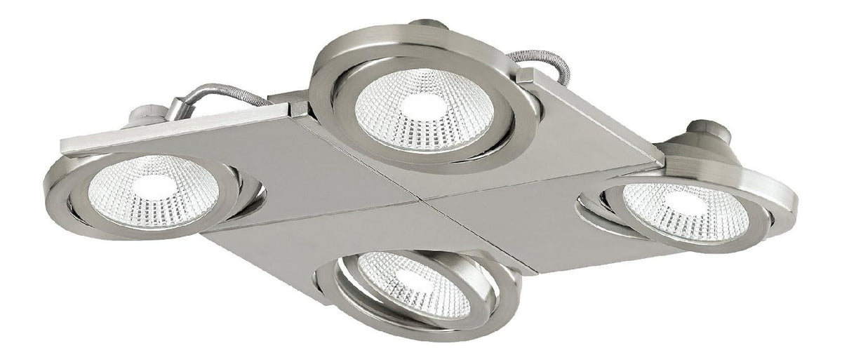 Spot de plafond Noir a presence elegante et lumiere agreable