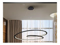 Suspension Noir au style moderne avec conception fonctionnelle 3000K